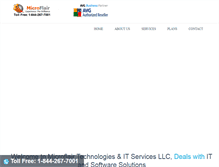 Tablet Screenshot of microflair.com